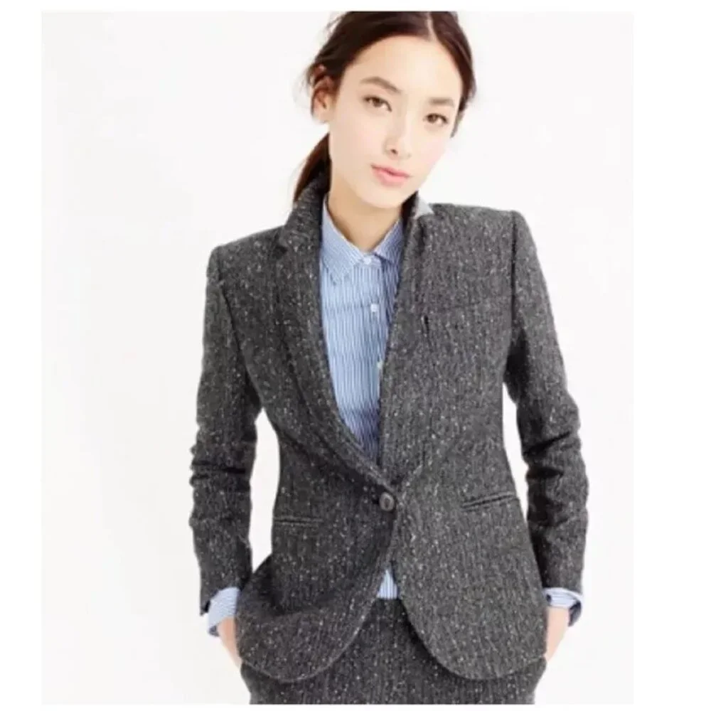 NWOT Sparkle Sequin Campbell Donegal Blazer Herringbone